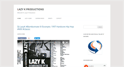 Desktop Screenshot of lazykproductions.com